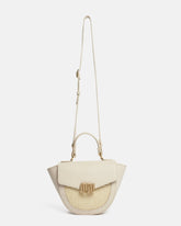 SAC MOYEN VOLUME AVOIA/BI NATUREL ECRU - minelli.fr